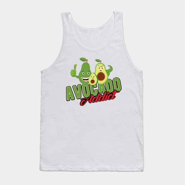 Avocado Addict Tank Top by KC Happy Shop